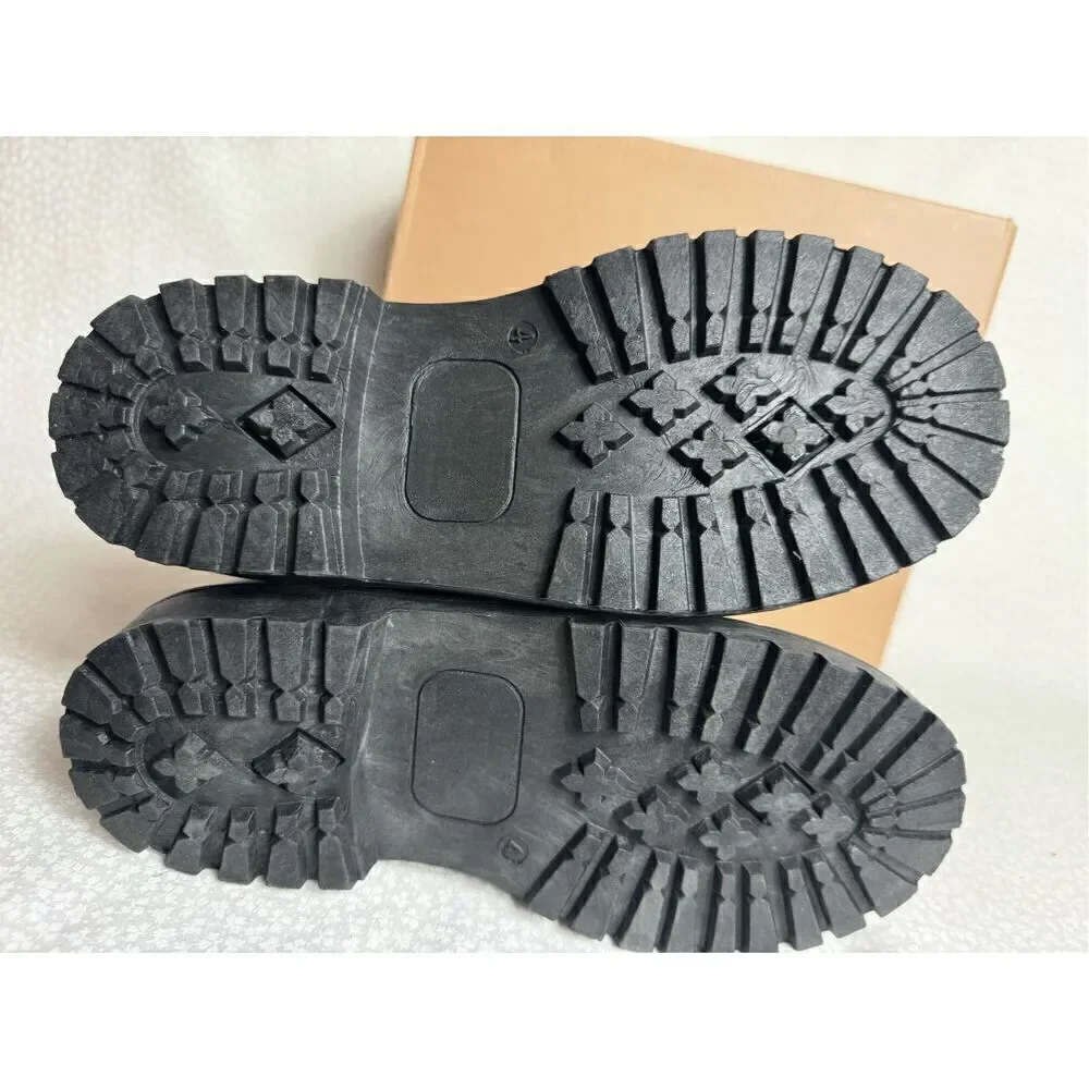 REGAZZA GIRLS BOOTS SIZE 4 LACE UP COMBAT Boots in BLACK